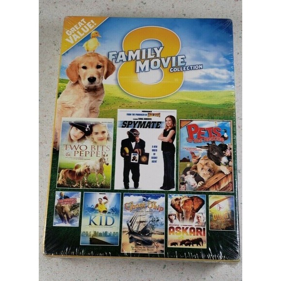 FAMILY 8 MOVIE COLLECTION (DVD, 2013, 2-Disc Set) BRAND NEW Sealed - Picture 1 of 10